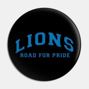 Detroit Lions Roar for Pride Pin