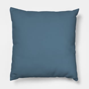 Stone Blue Plain Solid Color Pillow