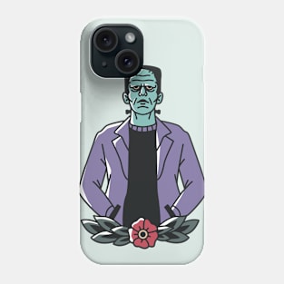 Vintage Frankenstein's Monster Emblem Phone Case