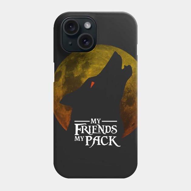 My Friends My Pack Phone Case by emodist