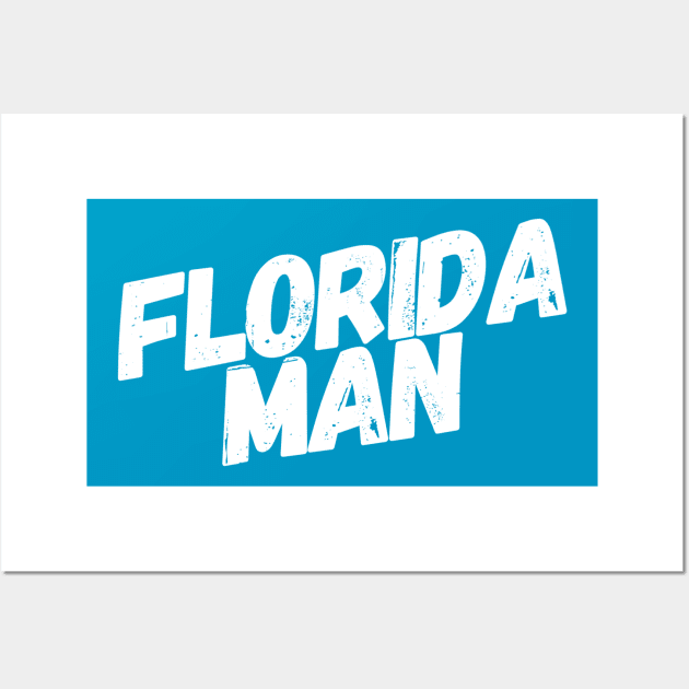 florida man headlines in the shape of florida | Art Print