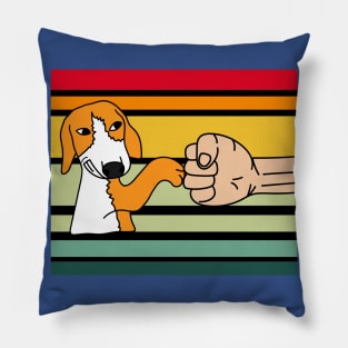 Best Retro Dog Owner Of All Time Pillow