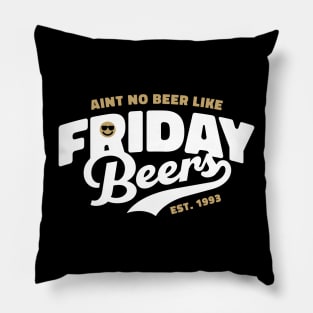 Friday Beers Logo Pillow