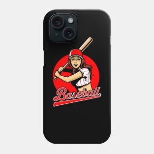 Baseball Girl Phone Case