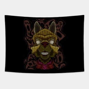 Alpaca vintage fashion Tapestry