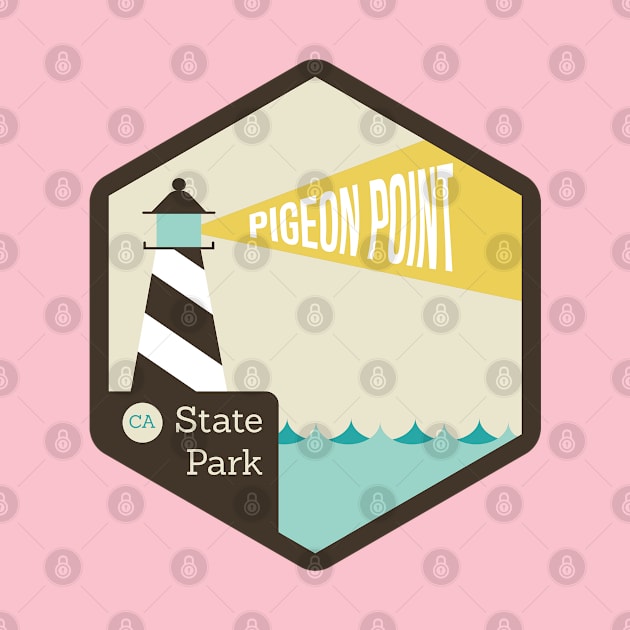 Pigeon Point State Badge by CloudWalkerDesigns