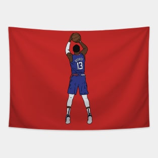 Paul George Jumpshot Tapestry