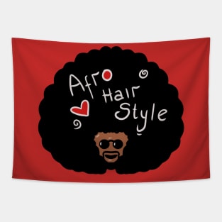 Afro hairstyle Tapestry