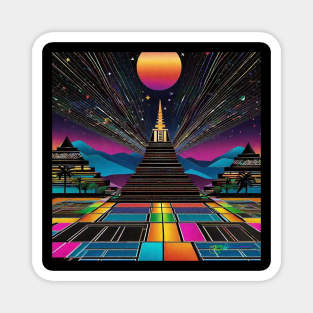 Psychedelic Apocalypse Eclipse Dreams 180 Magnet