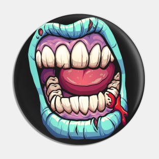 Zombie Mouth Pin