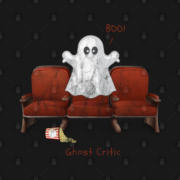 Ghost Critic (Distressed) by Blerdy Laundry