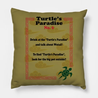 Turtle's Paradise Flyer No. 6 Pillow