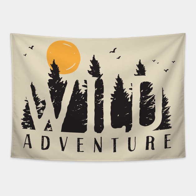 Wild Adventure Tapestry by Wintrly