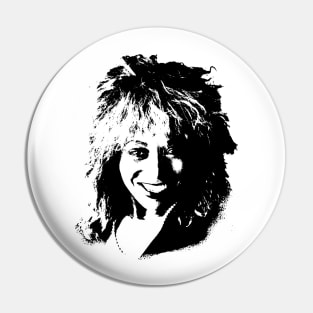 Tina Turner Pop Art Portrait Pin