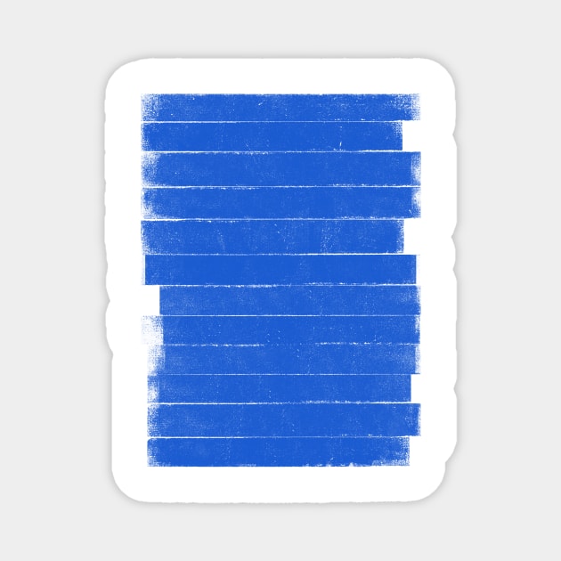 Blue  Vibe - simple version Magnet by bulografik