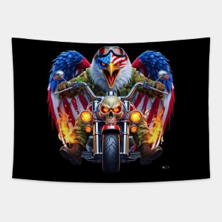 Patriot Eagle Rider by focusln Tapestry