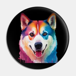 Siberian Husky Pin