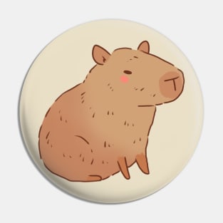 capybara illustration Pin