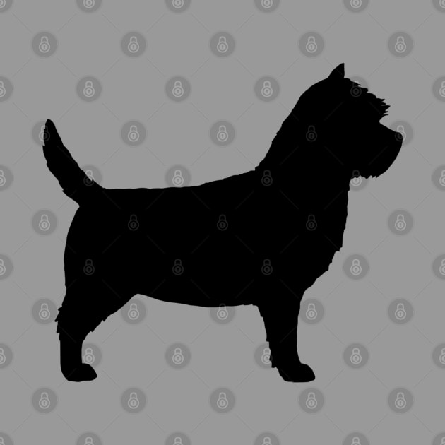 Cairn Terrier Silhouette by Coffee Squirrel