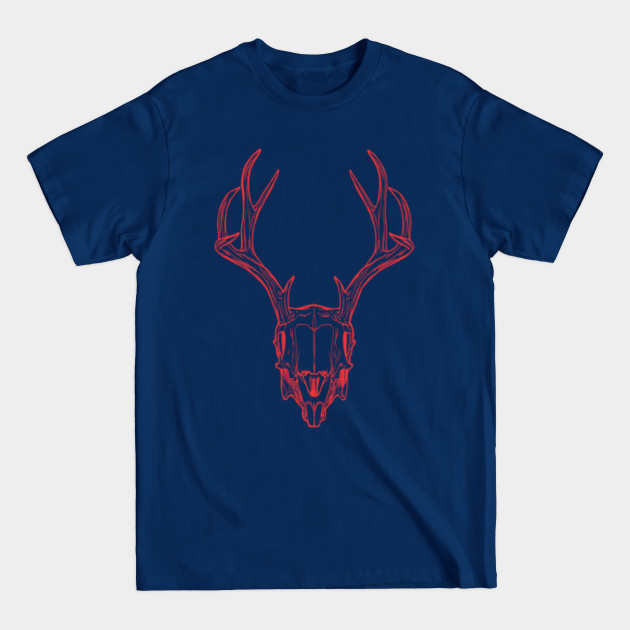 Disover Deer Skull Antler - Skull - T-Shirt