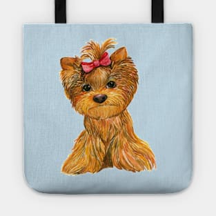 Yorkie Pup Tote