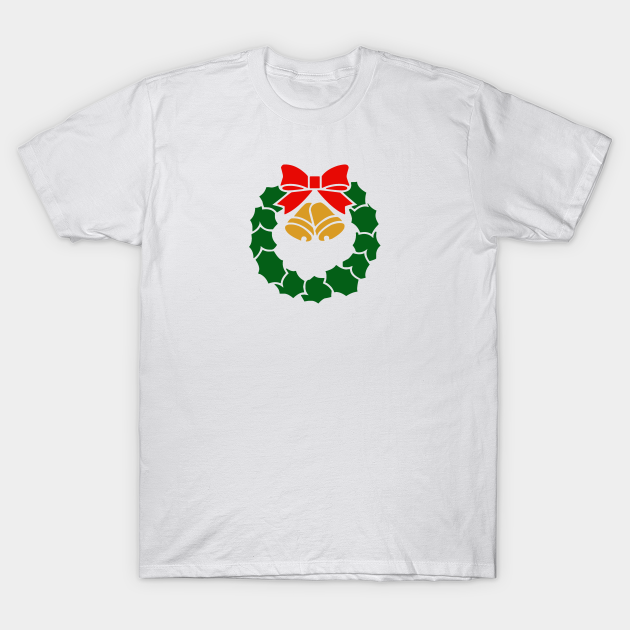 CHRISTMAS WREATH DESIGN - Wreath - T-Shirt | TeePublic