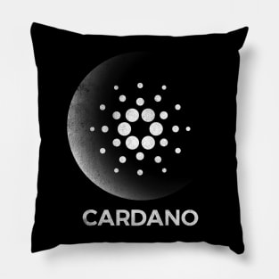 Vintage Cardano ADA Coin To The Moon Crypto Token Cryptocurrency Blockchain Wallet Birthday Gift For Men Women Kids Pillow