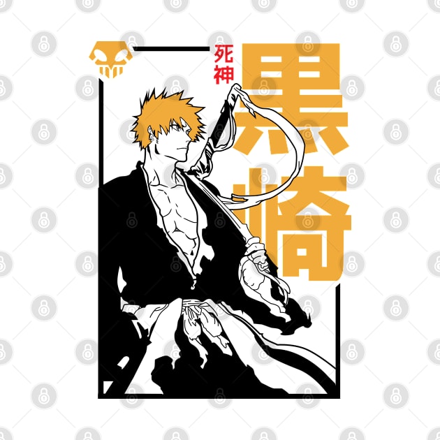 Bleach Ichigo Hollow Anime and Manga Fanart by Planet of Tees