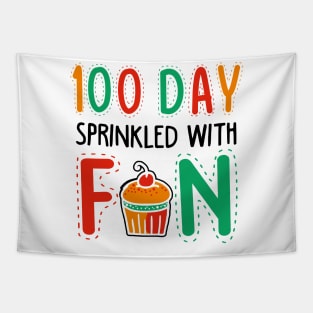 100 Days Of School Cute T-shirt Tapestry