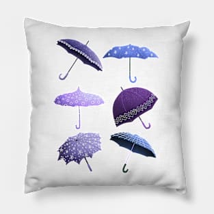 Fun Umbrellas Pattern - Lavender Pillow