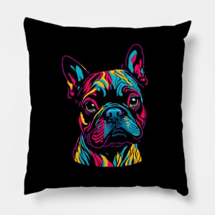 French Bulldog: Cute Face Pillow