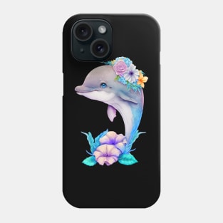 cute dolphin Phone Case
