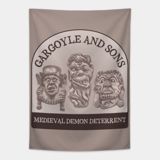 Gargoyle and Sons Medieval Demon Deterrent Tapestry