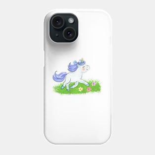 Little bunny blue unicorn Phone Case