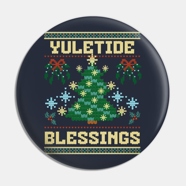 Yuletide Blessings Pin by mythikcreationz