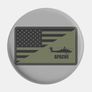 AH-64 Apache Subdued Patch Pin