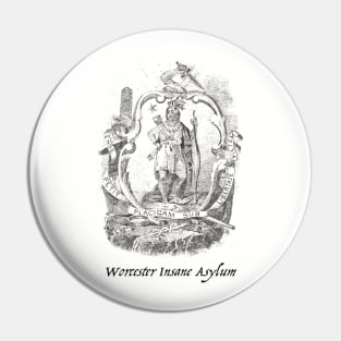 Worcester Insane Asylum Pin