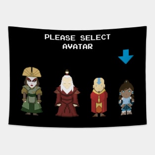 Avatar Selection Screen Tapestry