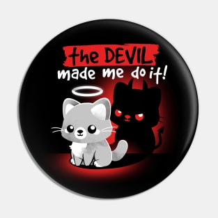 Devil cat Pin