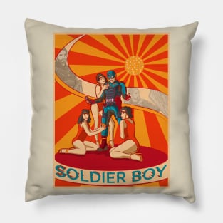 soldier boy - the boys amazon Pillow