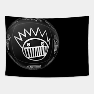BOOGNISH BALL- black and white Tapestry