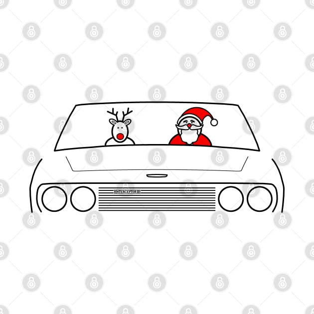 Jensen Interceptor classic British car Christmas special edition by soitwouldseem