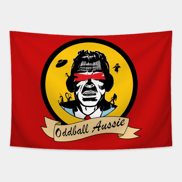 The Oddball Aussie Podcast scroll Tapestry by OzOddball