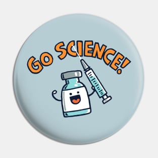 Go Science! Pin