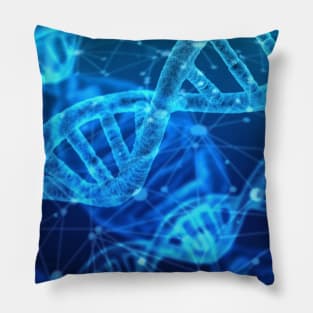 DNA Science Fans Biology Teachers Geeks Pillow