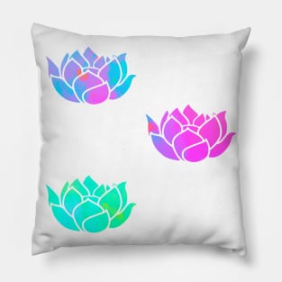 Lotus Flower Sticker Pack Pillow