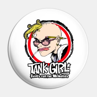 Tank Girl Circle (Alt Print) Pin