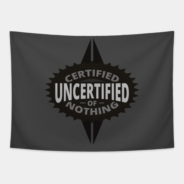 The Weird Stuff - Certified of Nothing Tapestry by tatzkirosales-shirt-store