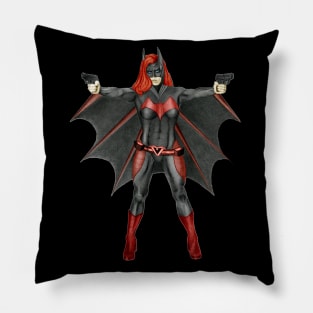 Muscled Batwoman Pillow