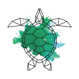 Geometric turtle T-Shirt